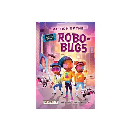 Game On, Zhuri! Attack of the Robo-Bugs for wholesale by Reycraft Books