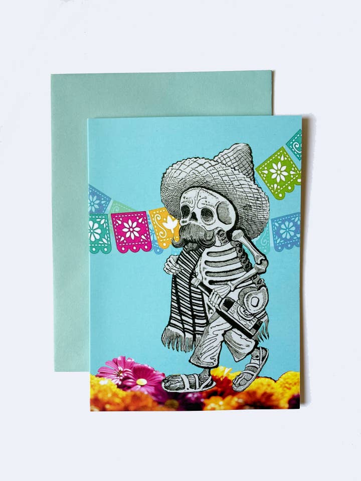 José Guadalupe Posada Greeting Card for wholesale by Bumblejack Cards