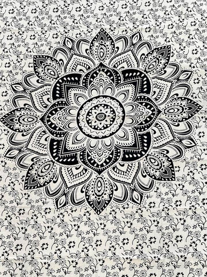 Lotus Mandala Wandteppich B69 für den Großhandel von Rising International Inc