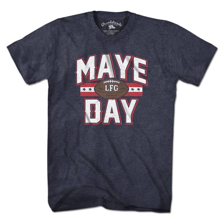 Maye Day Football T-Shirt for wholesale by Chowdaheadz