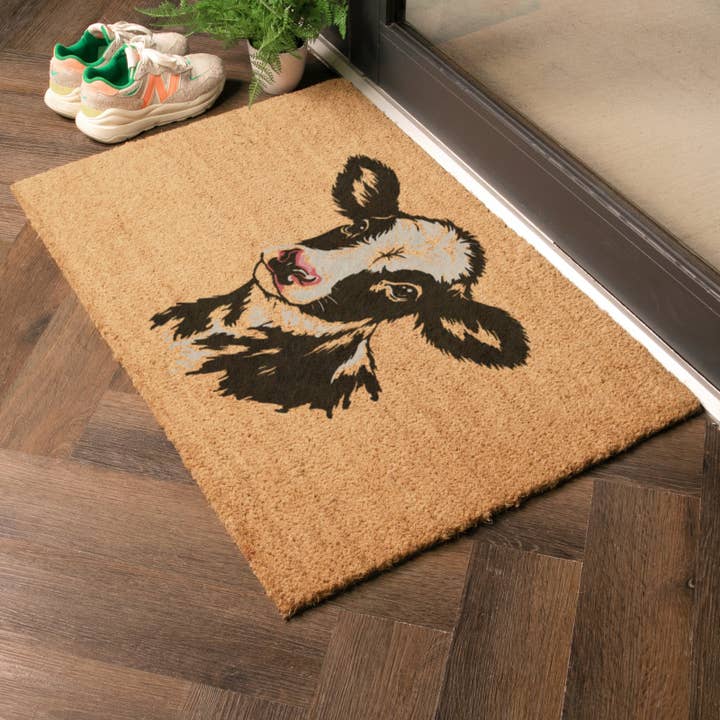 Dairy Calf Kokosmåtte (90 x 60 cm) for engroshandel hos Artsy Mats