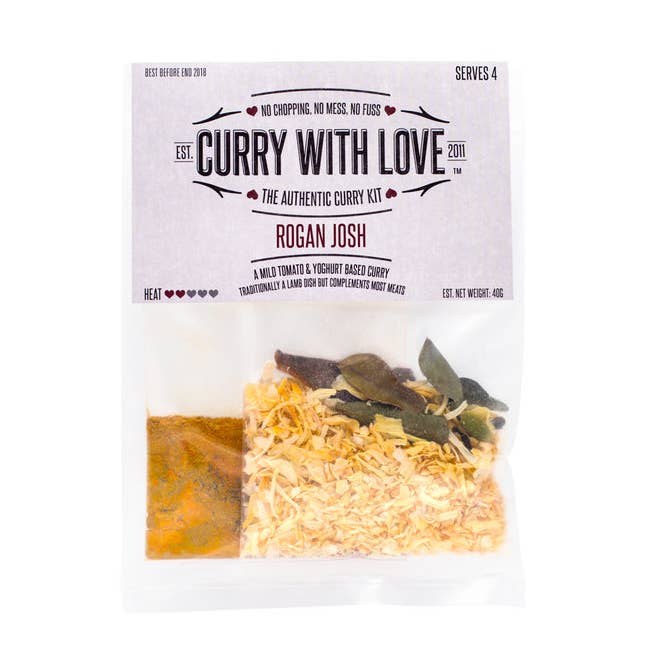 Rogan Josh Curry Kit - Mild Heat for wholesale by Curry with Love