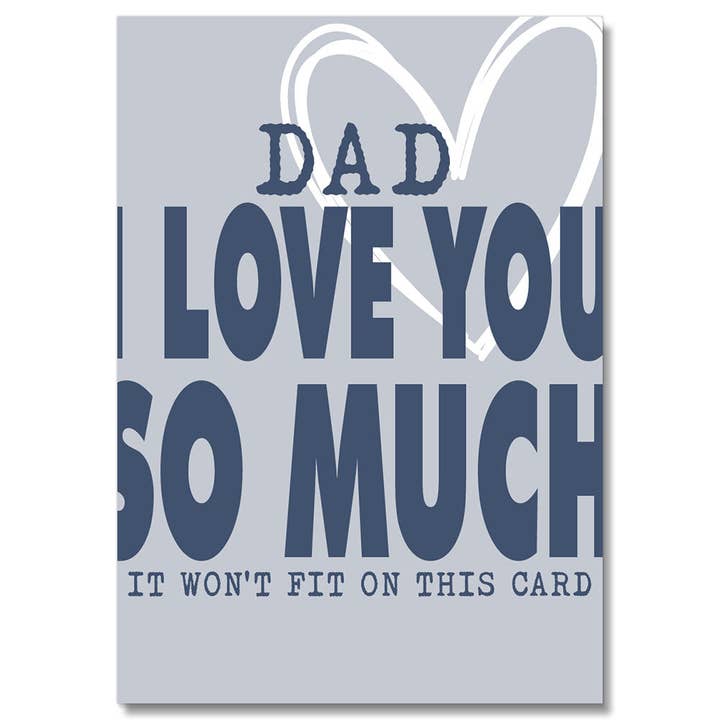 Pai, eu te amo tanto que não cabe neste cartão por atacado de Filthy Sentiments