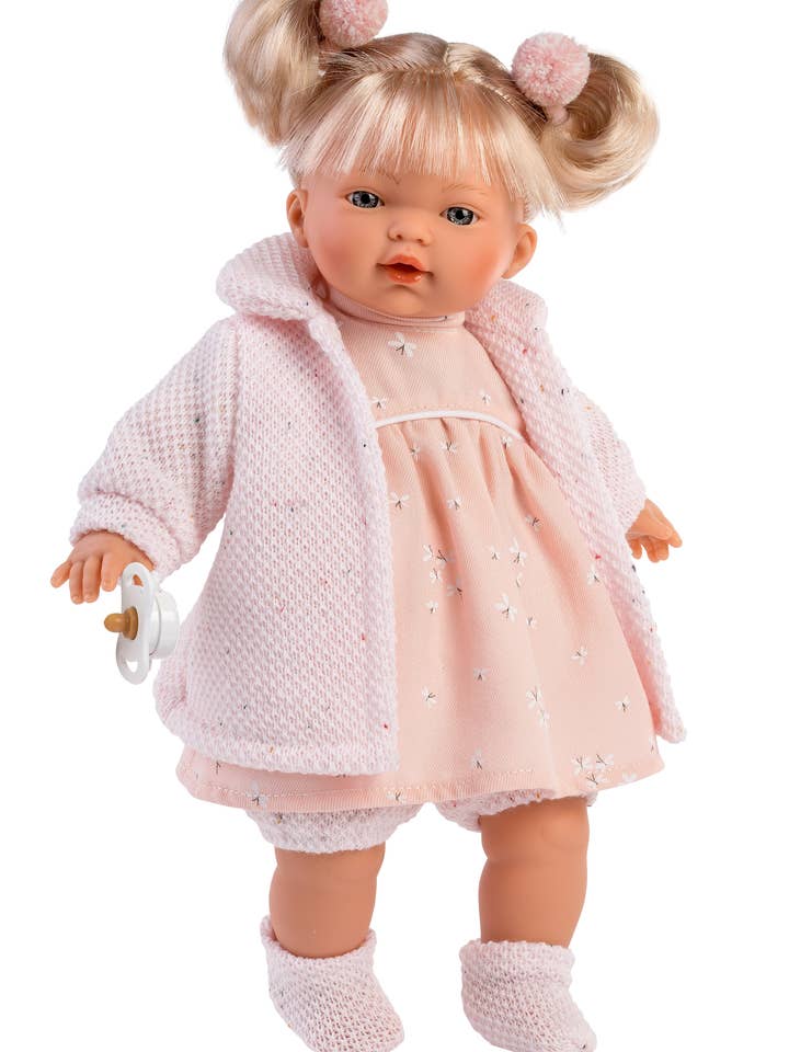 13" Soft Body Crying Baby Doll Taylor for wholesale by Llorens