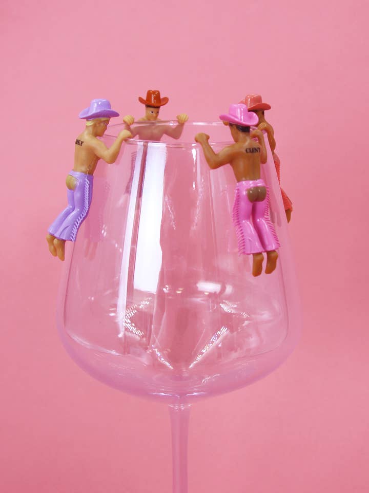 Western Drink Chaps Drink Markers-4 Pack for wholesale by NPW