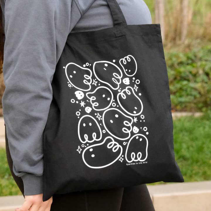 Schattige Spookjesfeest Totebag voor wholesale door Sparkles in the Wild