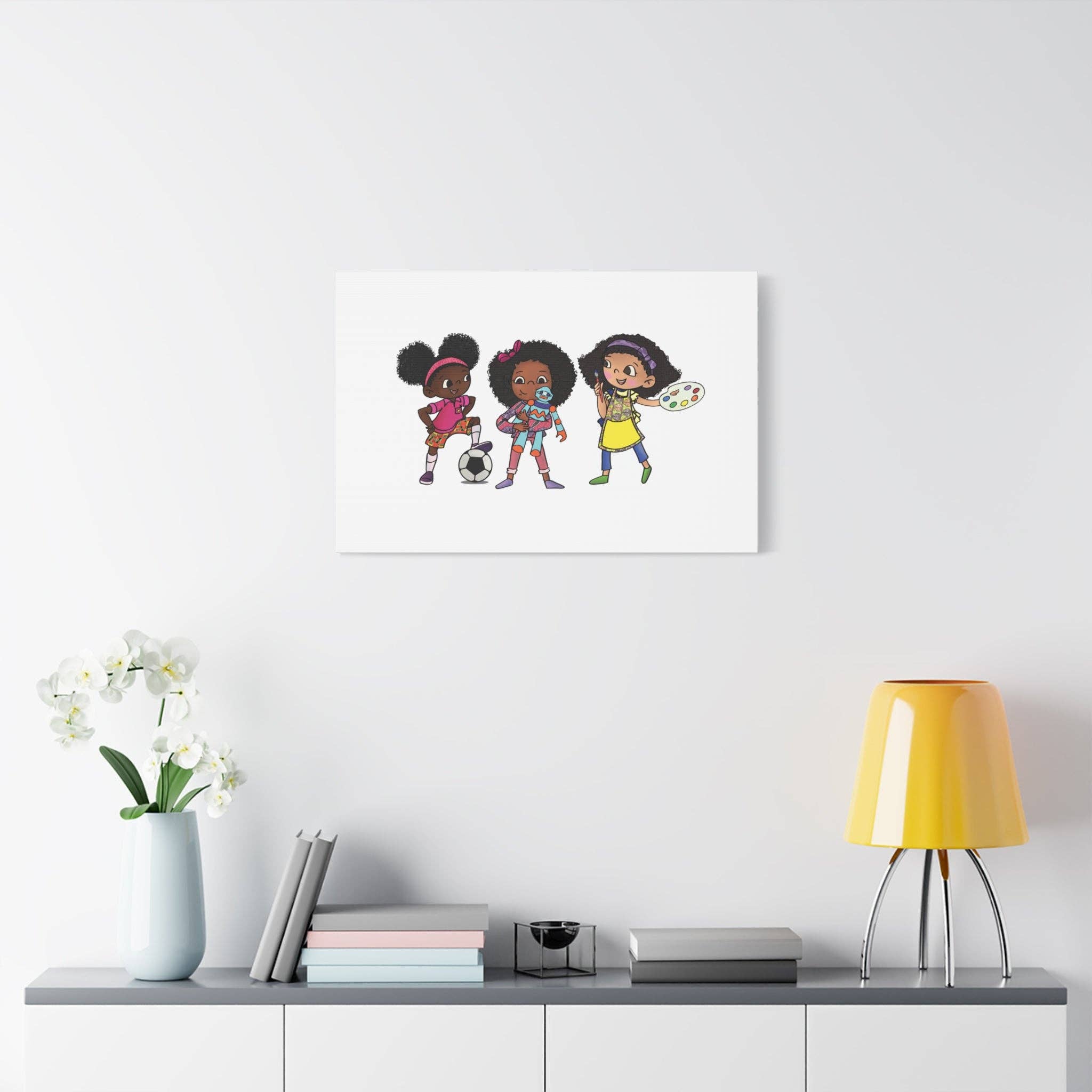 Ikuzi Dolls - Wholesale Art Print - Kids & Baby - Kids' Canvas Wall Art - Playful Characters for Creative Spaces94
