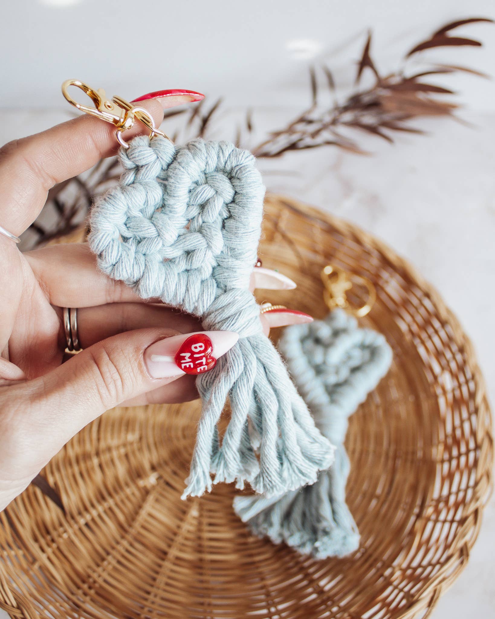 Modern Bo Studio – wholesale Keychain – Women's – Heart Keychain / Bag Charm1