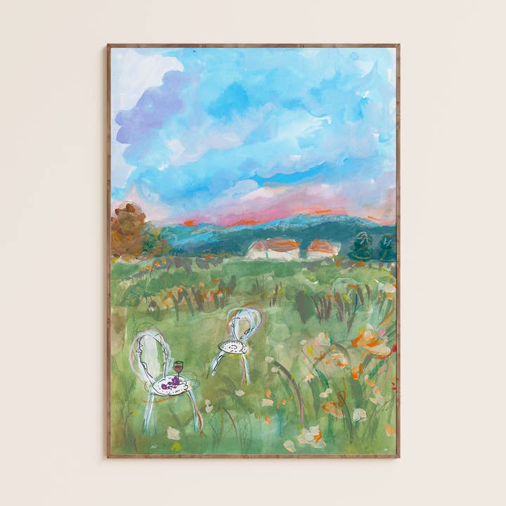 Zonsondergang op het platteland voor wholesale door Katharina Puritscher