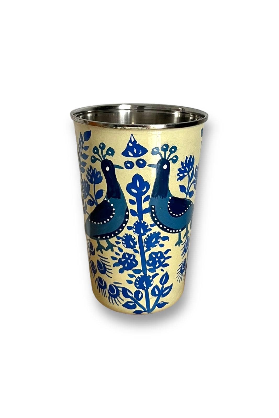 Curiosity Lab - Wholesale Drinking Glass/Cup - Hand-painted food-grade stainless steel tumbler Srinagar Grand6