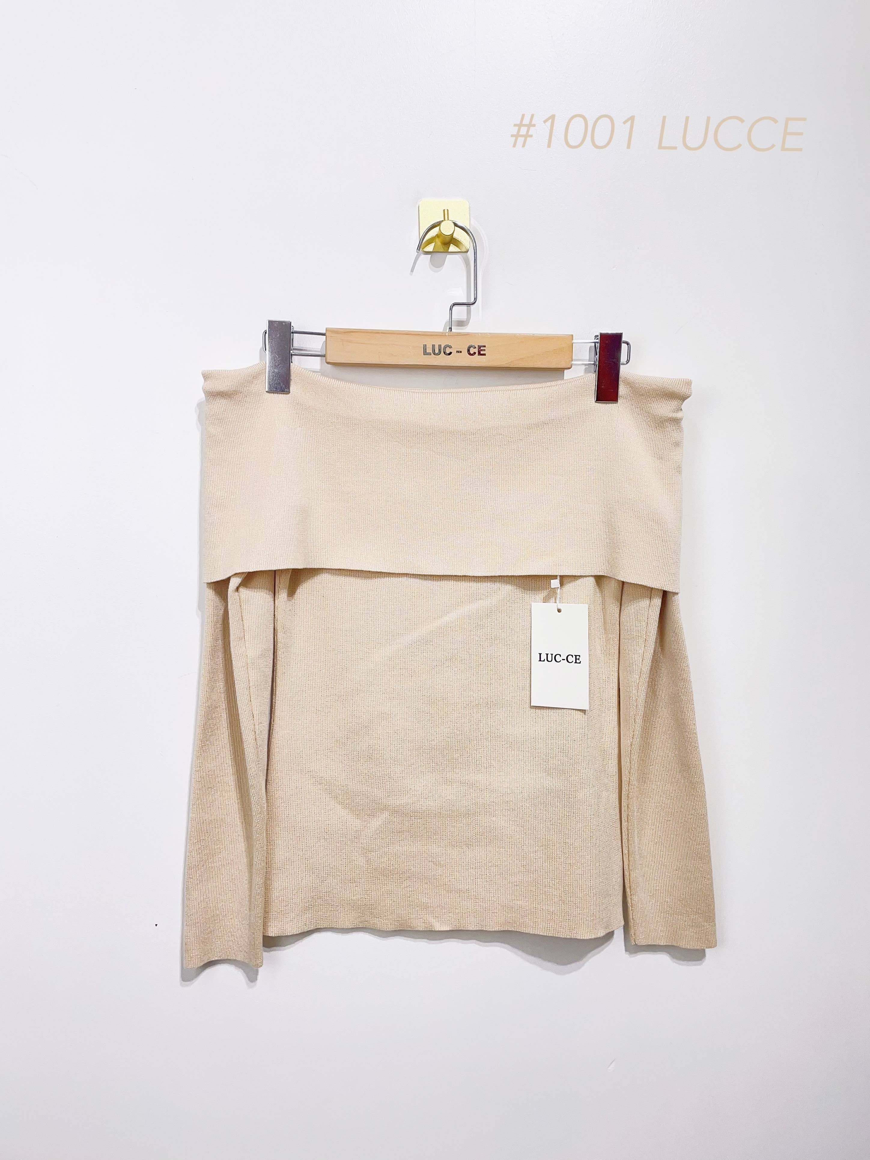 LUCCE - Wholesale Knit Sweater - Women's - Off shoulder sweater - 10016