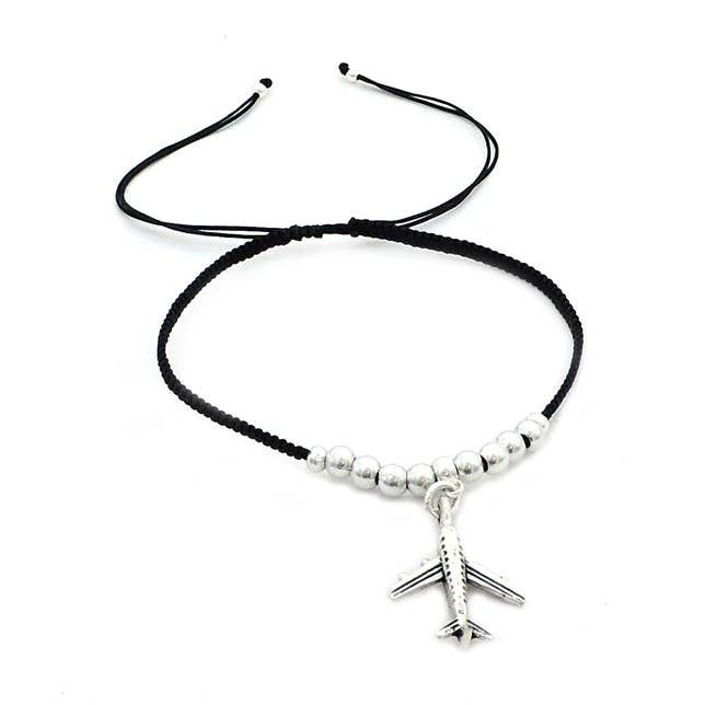 Airplane Charm Bracelet for wholesale by Lost in Bali