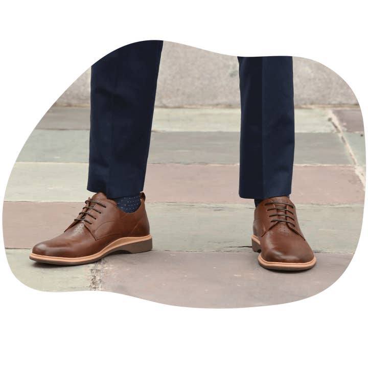 Amberjack – wholesale Oxfordskor - Herr – Originalet (kastanj)5