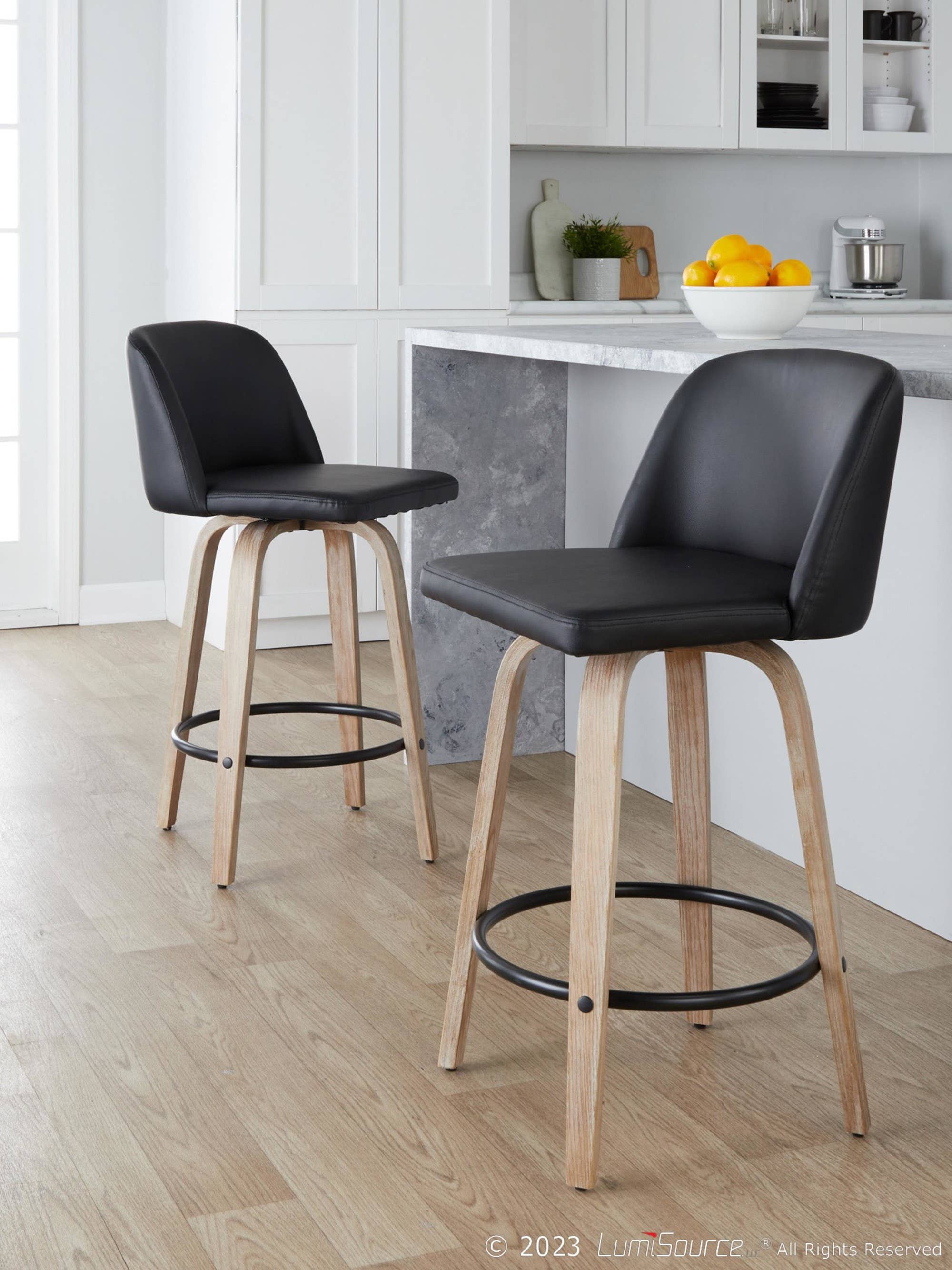 LumiSource and Grandview Gallery - Wholesale Stool - Toriano 26" Fixed Height Counter Stool Q - Set of 2129