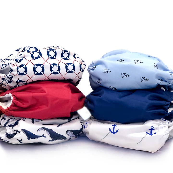 Yachtsman Cloth Diaper Collection by Bubble Butt Baby for wholesale by Bubble Butt Baby