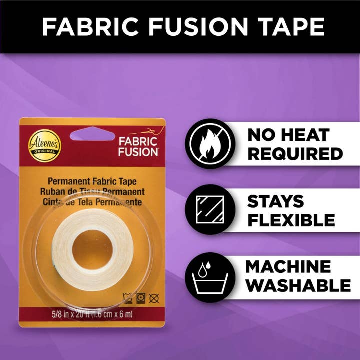 Ilovetocreate - Wholesale Craft Tool - Aleenes Fabric Fusion 5/8-inch Permanent Fabric Tape 20 ft.1
