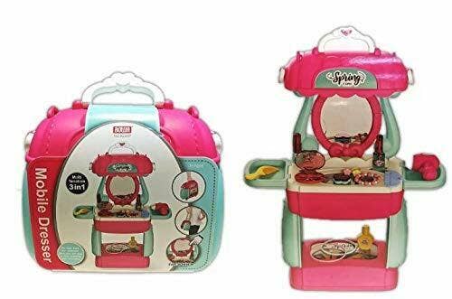 Toyventures – Engroshandel Legetøjssæt - Børn – Toyventures sminkesæt og hårdresser til børn – prinsessestil med spejl og tilbehør6