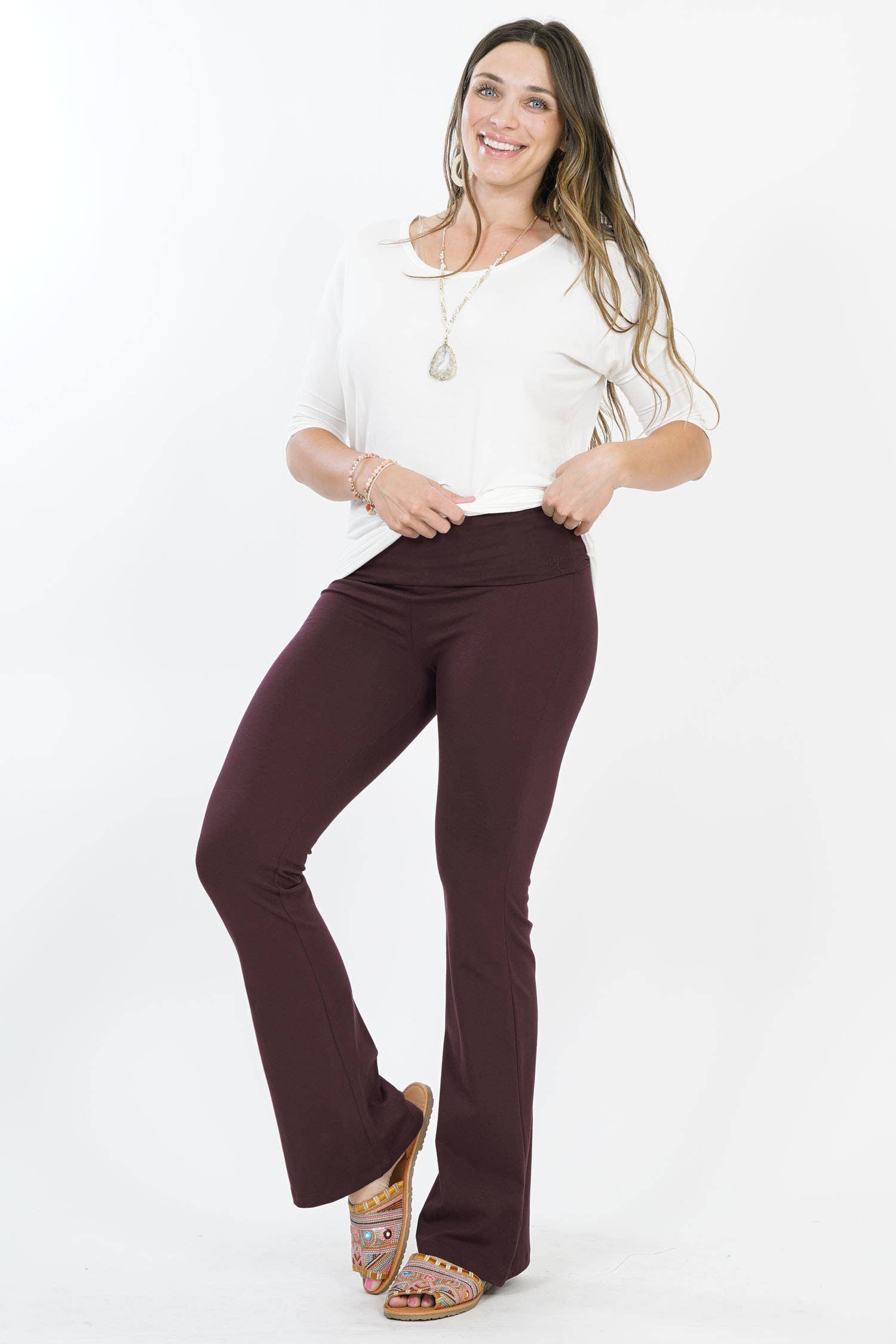 42POPS - Wholesale Athletic Pants - Women's - ',,.Plus size Flare Leggings Yoga Pants1