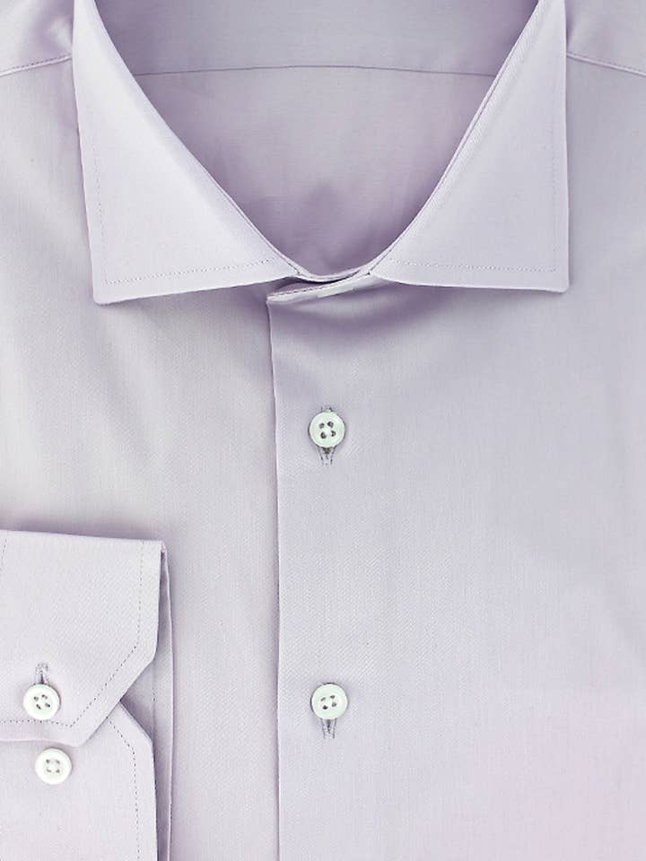 PURPLE SATIN COTTON SHIRT for wholesale by Cotton Park
