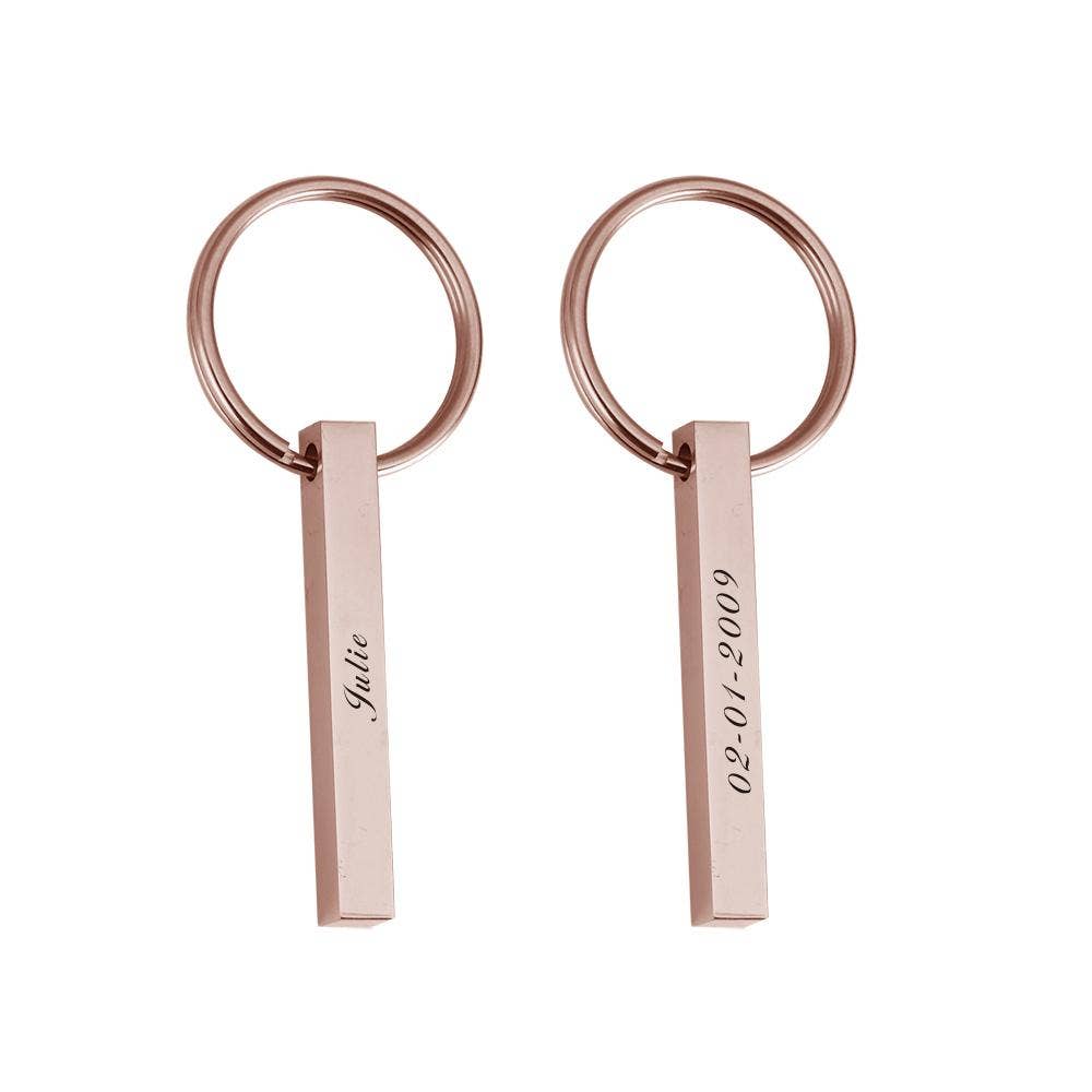 SoulfulMemory - Wholesale Keychain – Unisex - Personalized &  Engraved Bar Pendant Key rings3