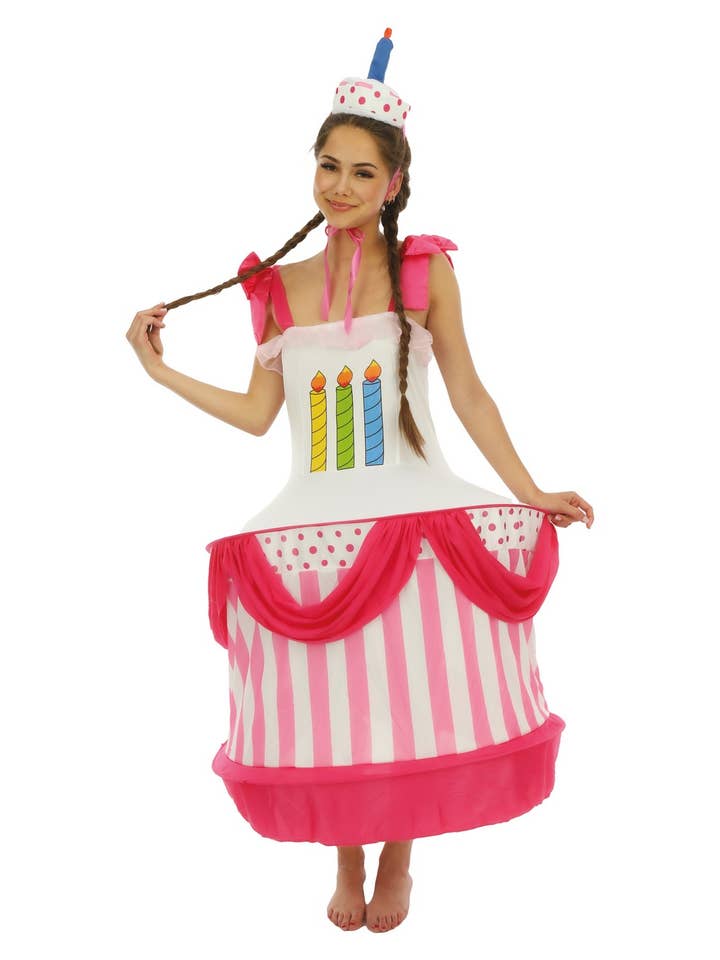 Costume Gâteau D'Anniversaire - Adulte - Taille Unique pour la vente par P'tit Clown