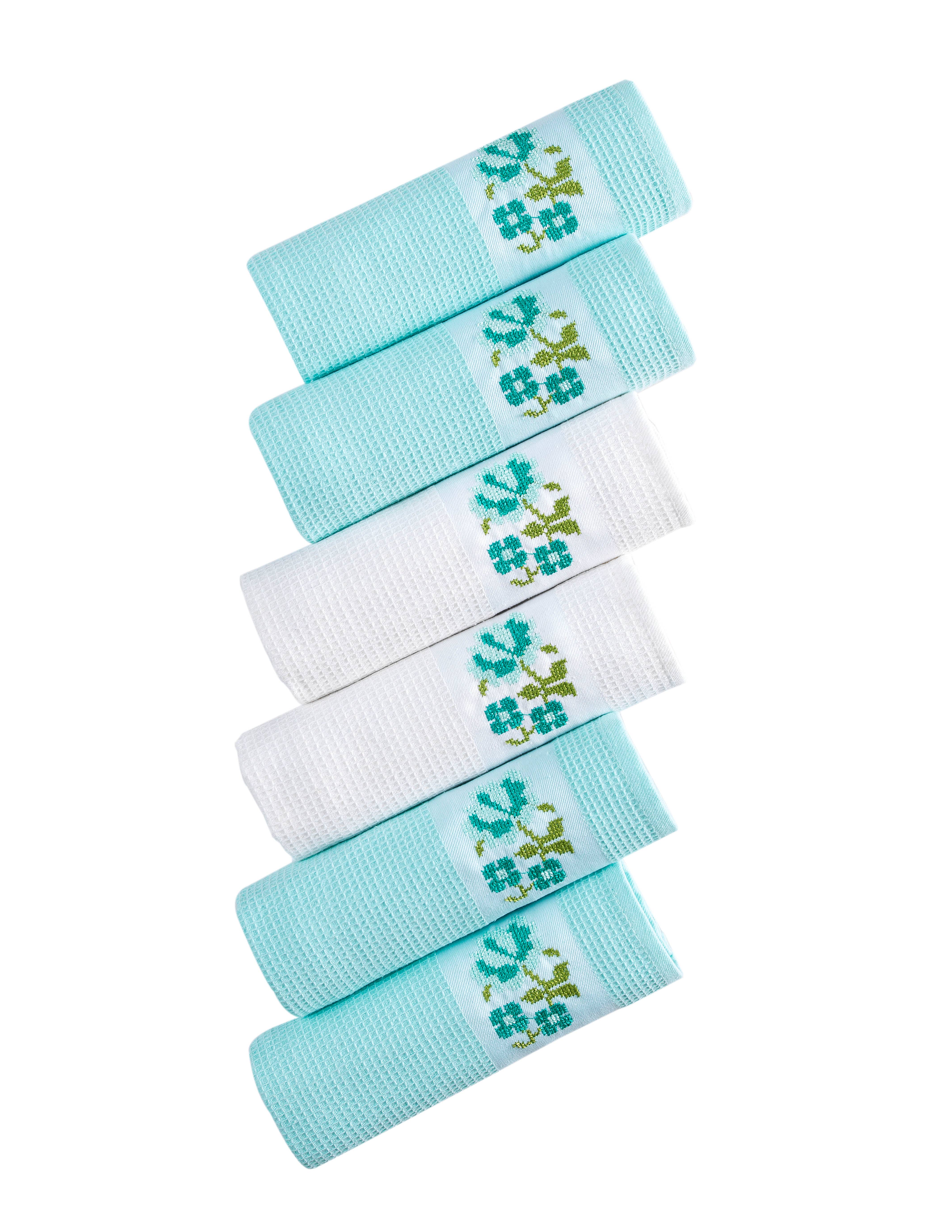 KAFTHAN - Venta al por mayor Paños de cocina - Toallas de cocina de Navidad y festivas | Juego de 6 en ártico y topo2