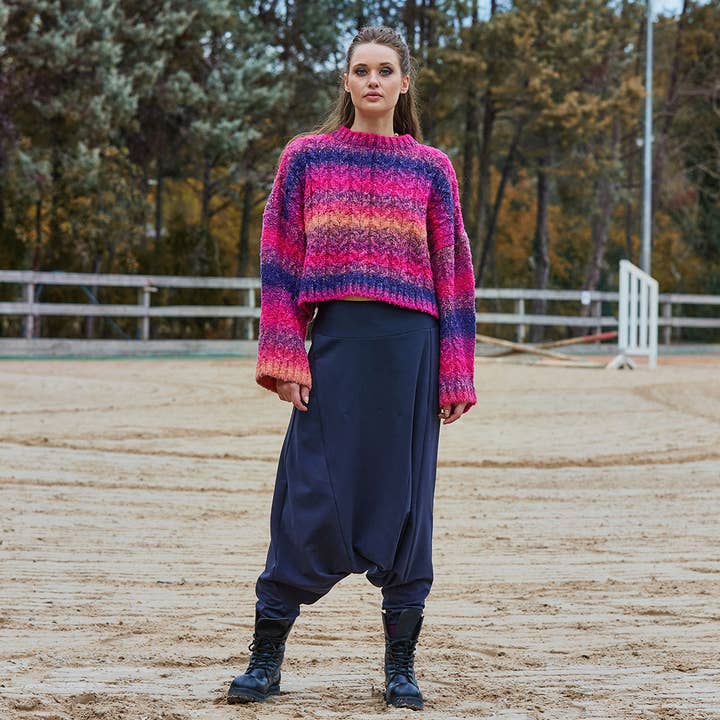 Elastic Waist Low Crotch Anthracite Womens Bohemian Shalwar and other Purchase Wholesale cotton lycra fabric. Free Returns & Net 60 Terms on Faire trending on Faire.