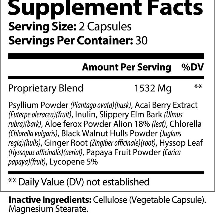 Nutra Moment - Wholesale Oral Supplement/Vitamin - Cleanse & Detox Acai Berry Oral Supplement/Vitamin3