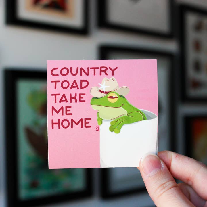 Betina C Koche - Wholesale Sticker - Sticker Country Toad | Frog Illustration1