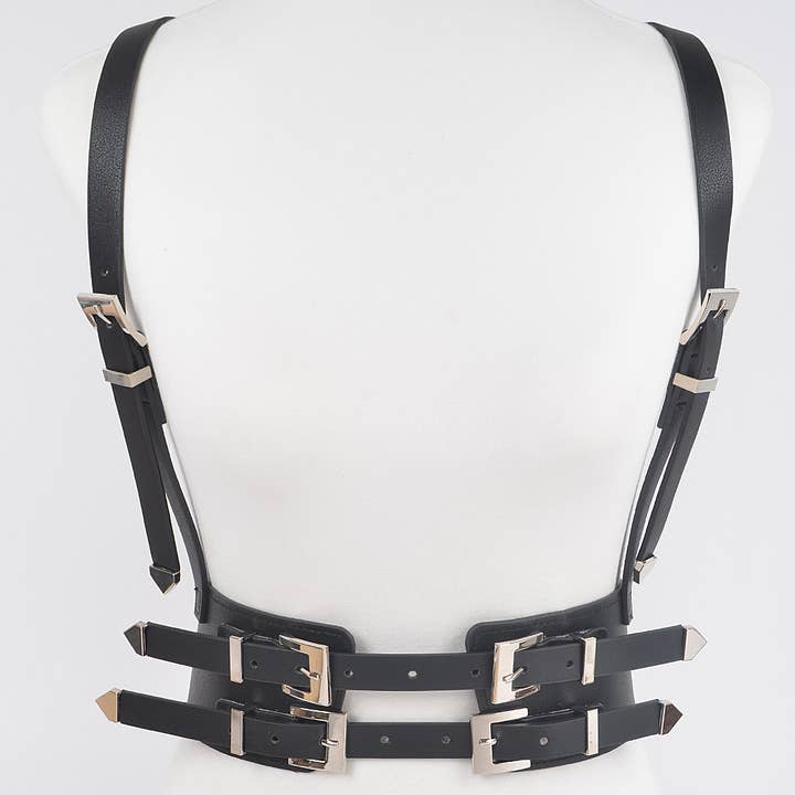 3AM BY H&D ACCESSORIES - Wholesale Belt - Women's - Multi Buckle Plus Size Harness Belt5