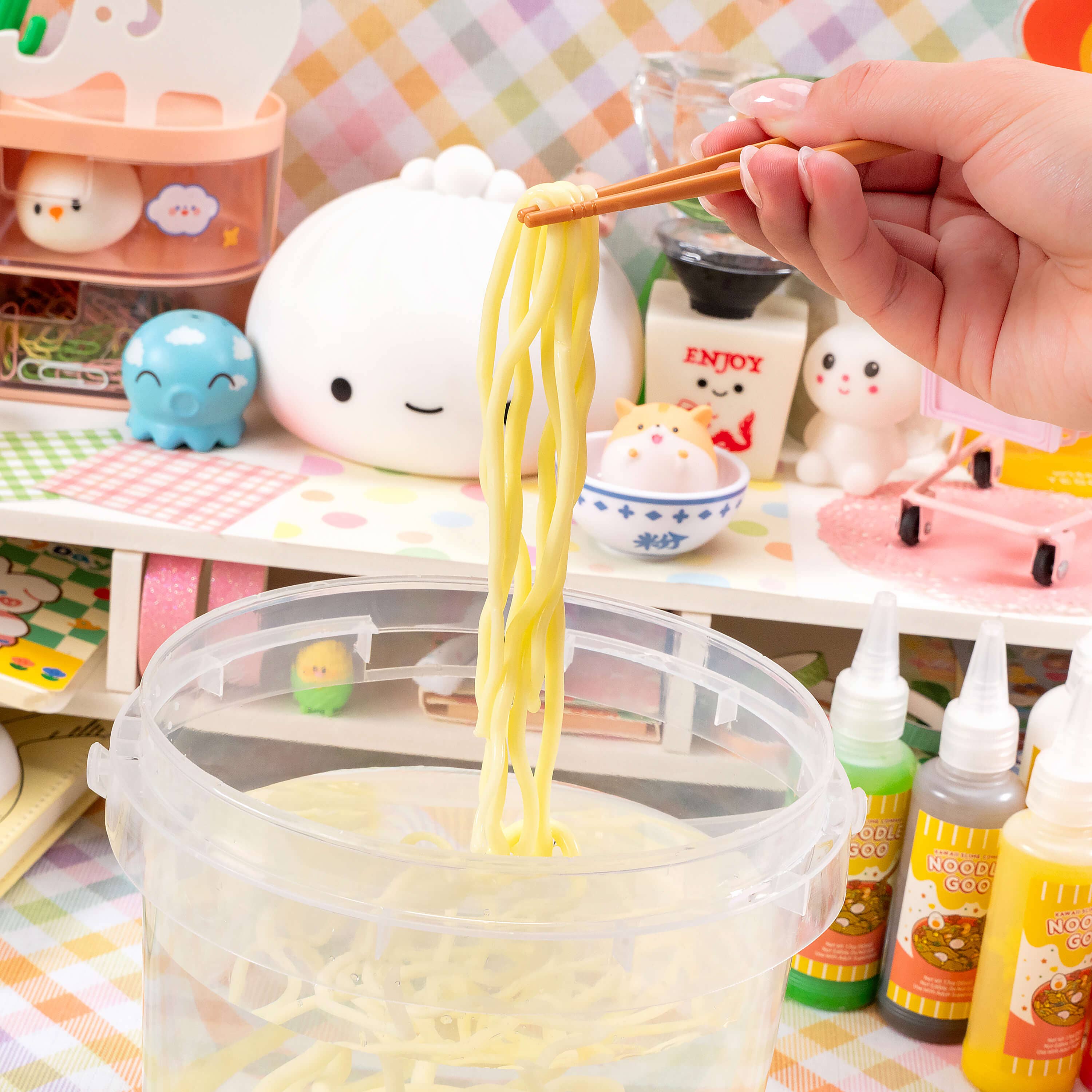Kawaii Slime Company - Wholesale DIY Craft Kit - Kids - Instant Ramen Noodles Slime Science Kit (6pcs/case)7