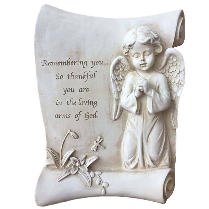 Santa’s Workshop Inc. - Wholesale Decorative Figurine - 8.5" Remembrance Angel