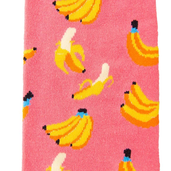 AusCufflinks - Wholesale Socks – Unisex - Banana Pink Socks1