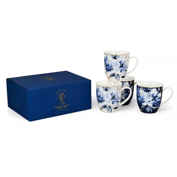 STP - Wholesale Coffee Mug - Mizuki Porcelain Mug Set of 4 in Gift Box