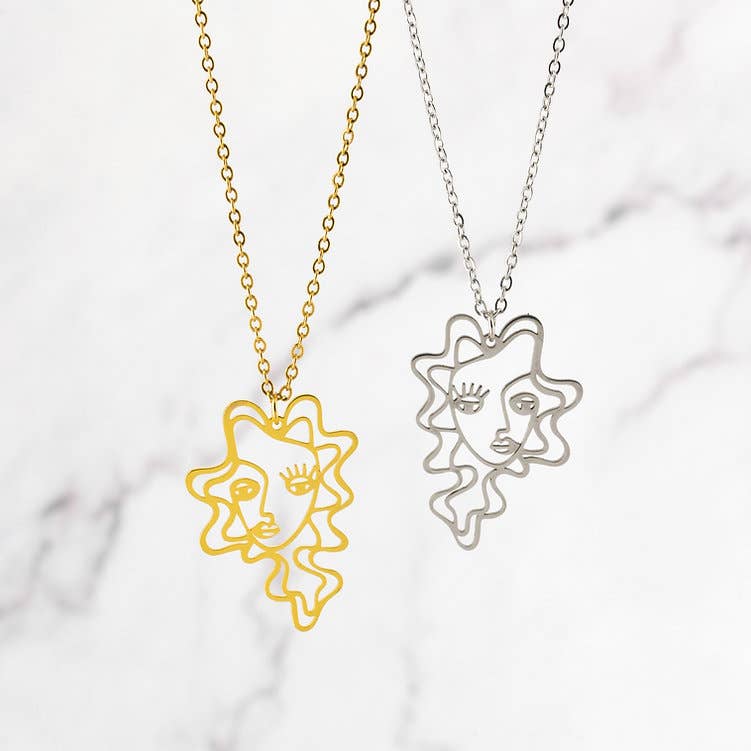 Angiie - Wholesale Pendant/Charm Necklace - Viso necklace0