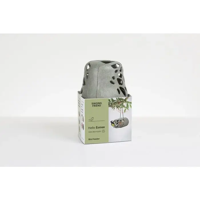 SingingFriend - Wholesale Bird Feeder - Hello Esmee 100% recycled plastic bird feeder1