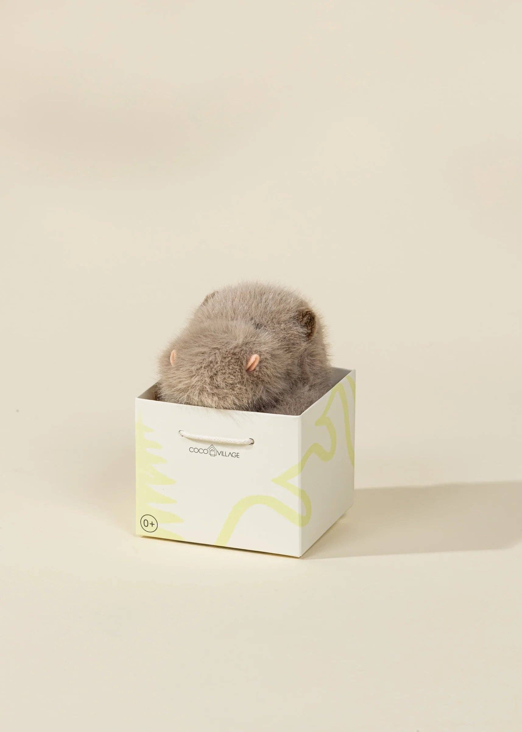 Coco Village – Großhandel Kuschel-/Plüschtier – Kind & Baby – Mini-Geschenk-Plüschspielzeug - Graues Nilpferd