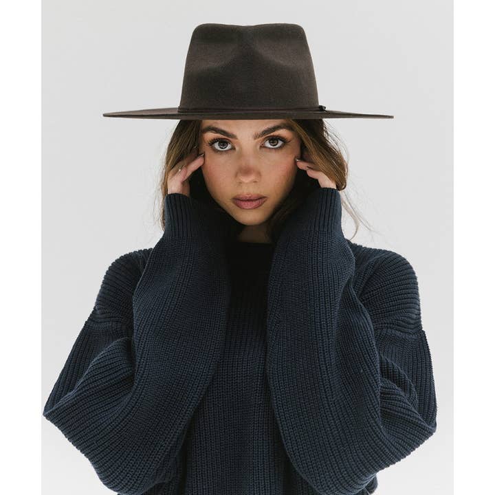 Gigi Pip – Fedora - Mulher por atacado – Emery Teardrop Fedora21