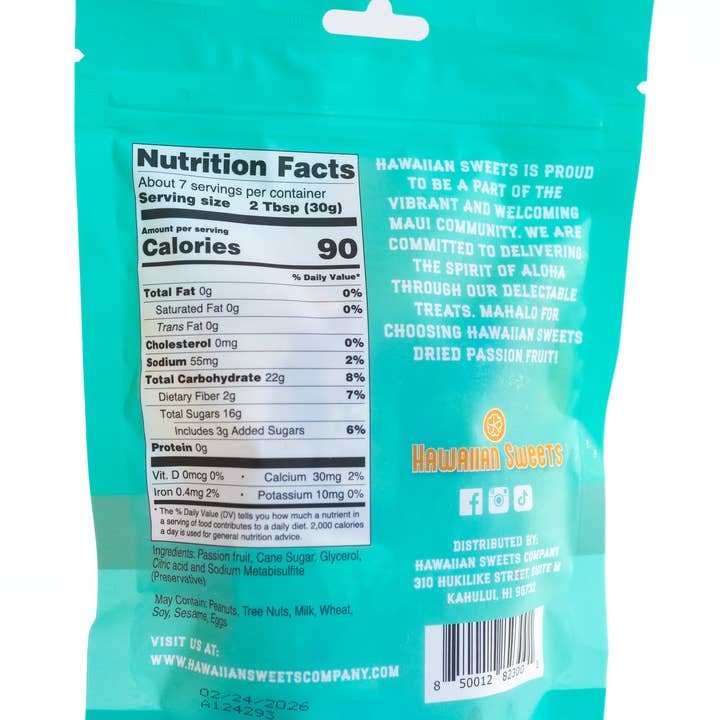 Hawaiian Sweets - Wholesale Dried/Dehydrated Fruit - DRIED PASSION FRUIT 2