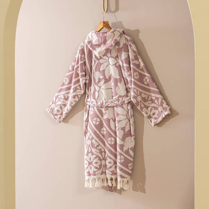 Kikoya - Wholesale Robe - Unisex - Raised Terry Bathrobe Turkish Cotton Light Weight Quick-dry 2