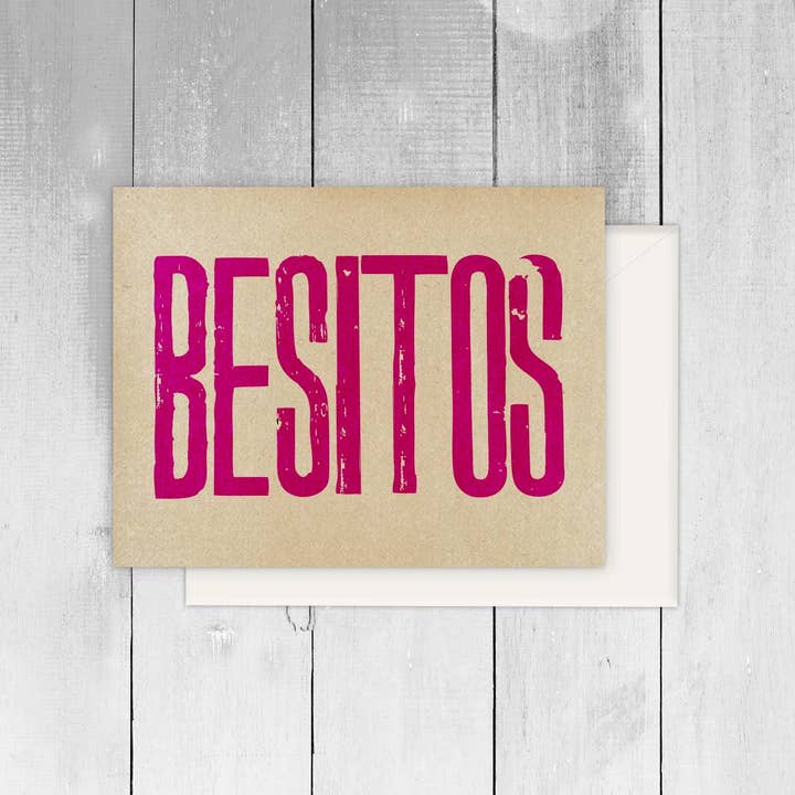 Viva Greetings - Wholesale Everyday Greeting Card - Besitos Spanish Greeting Card