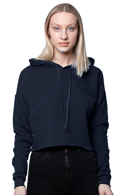 Royal Apparel - Wholesale Hoodie - Women's - Women's Fashion Fleece Crop Hoodie2