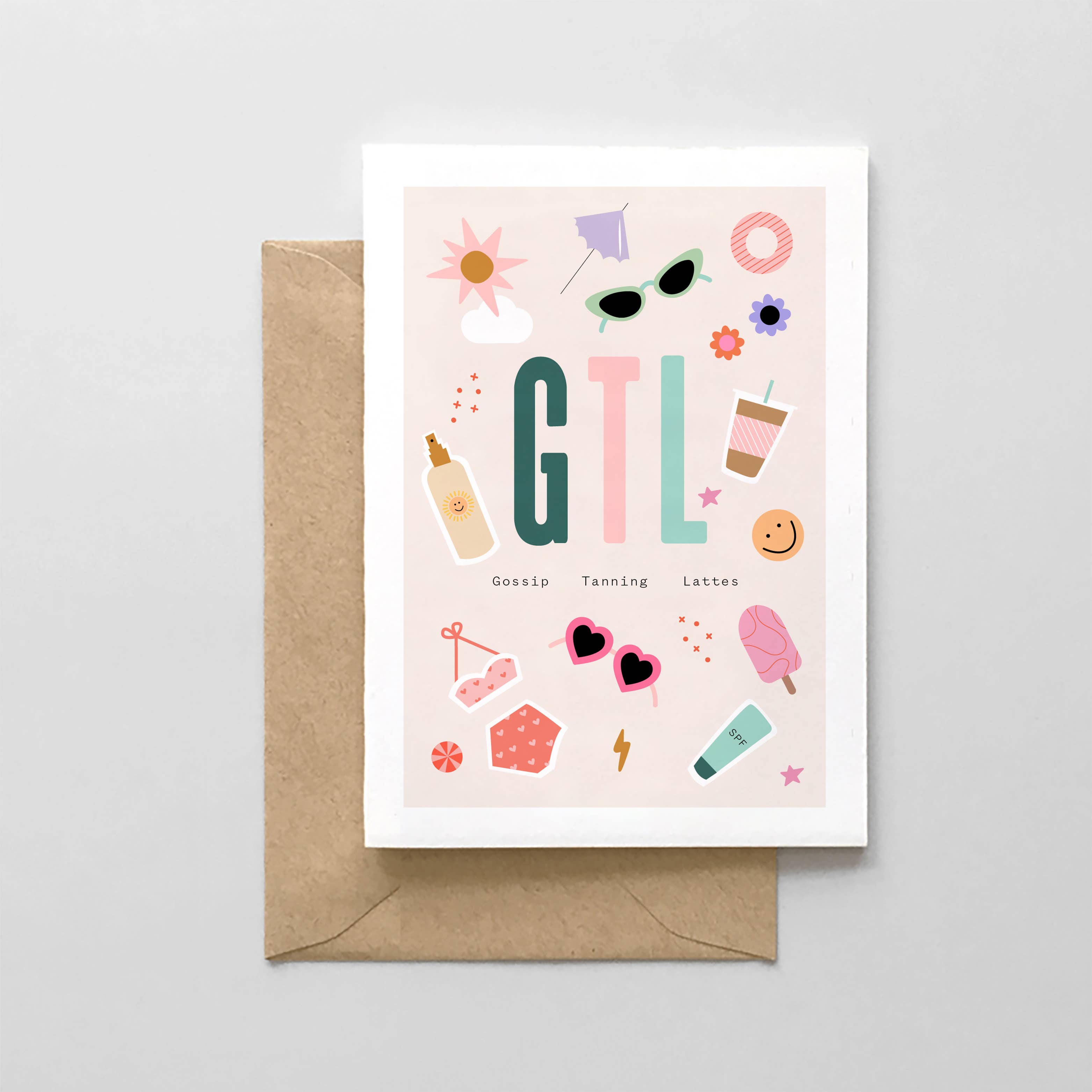 Spaghetti & Meatballs - Wholesale Friendship Card - GTL* (Gossip, tanning & lattes)