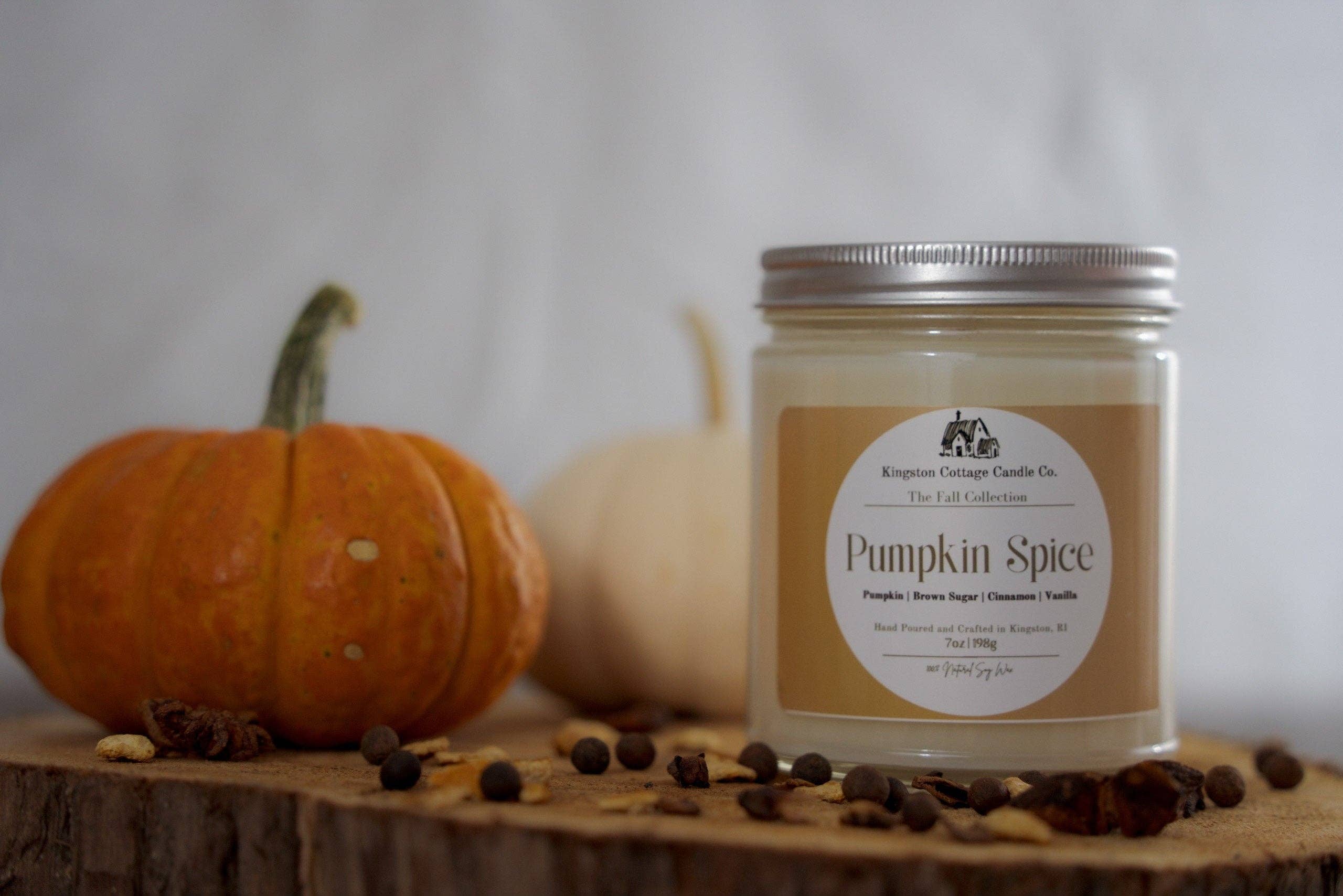 Kingston Cottage Candle Co. - Wholesale Jar/Filled Candle - Pumpkin Spice Candle4