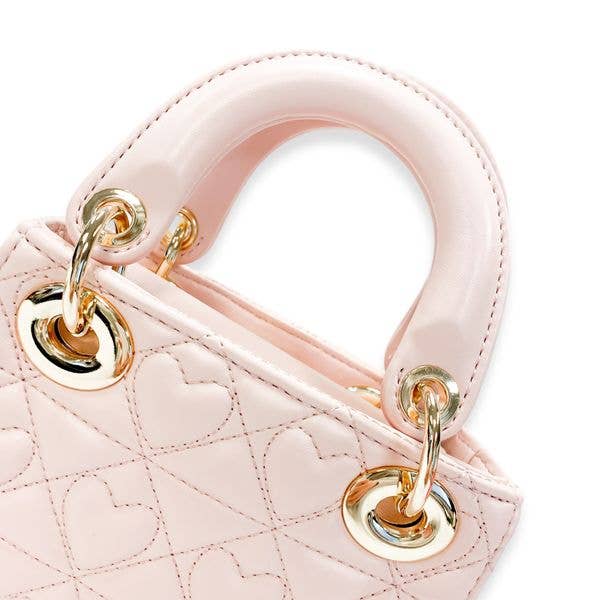 Doe a Dear - Wholesale Crossbody Bag - Kids - B1381 Heart-Quilted Bag (5 Colors)17