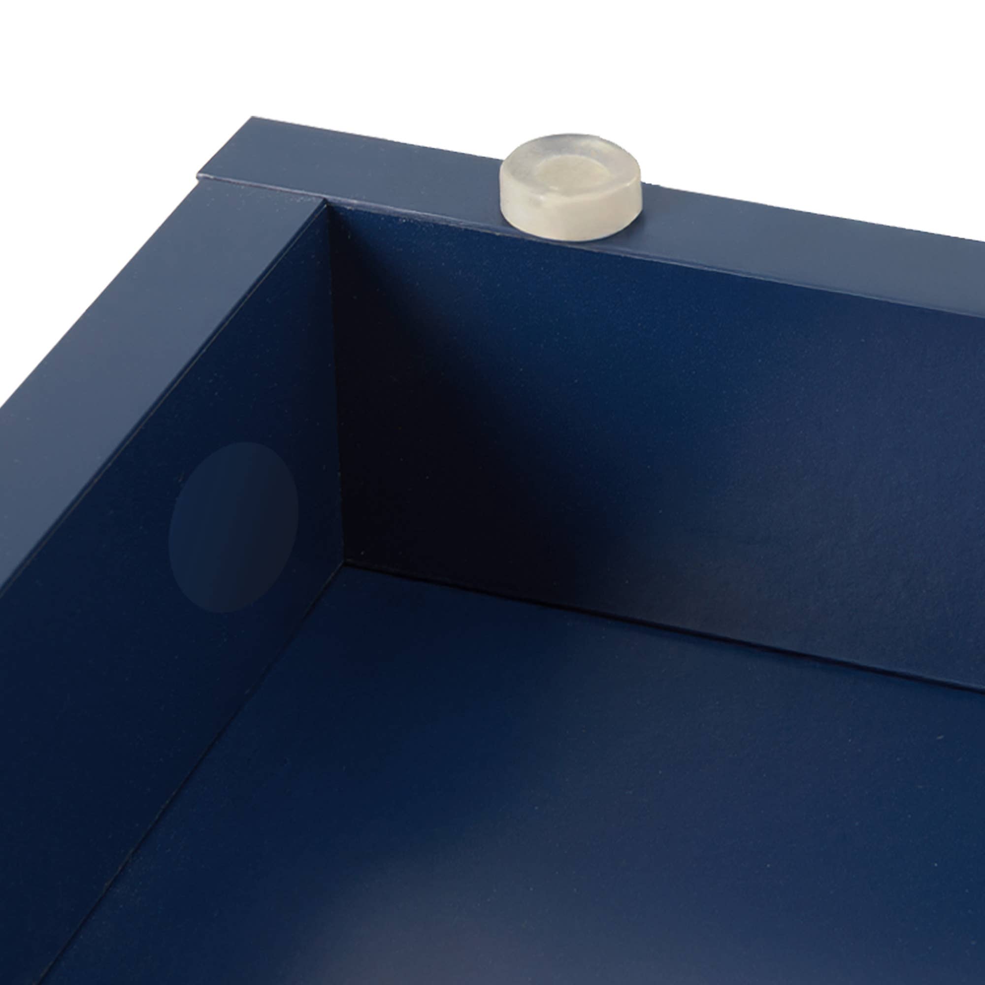 Heynemo - Vente Armoire - Table de chevet à 3 tiroirs, grande table de chevet avec rond doré24