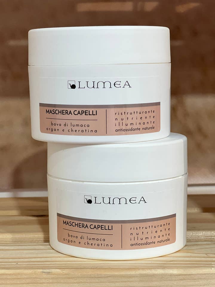 Lumea restructuring hair mask with snail slime for wholesale by Lumea cosmetici