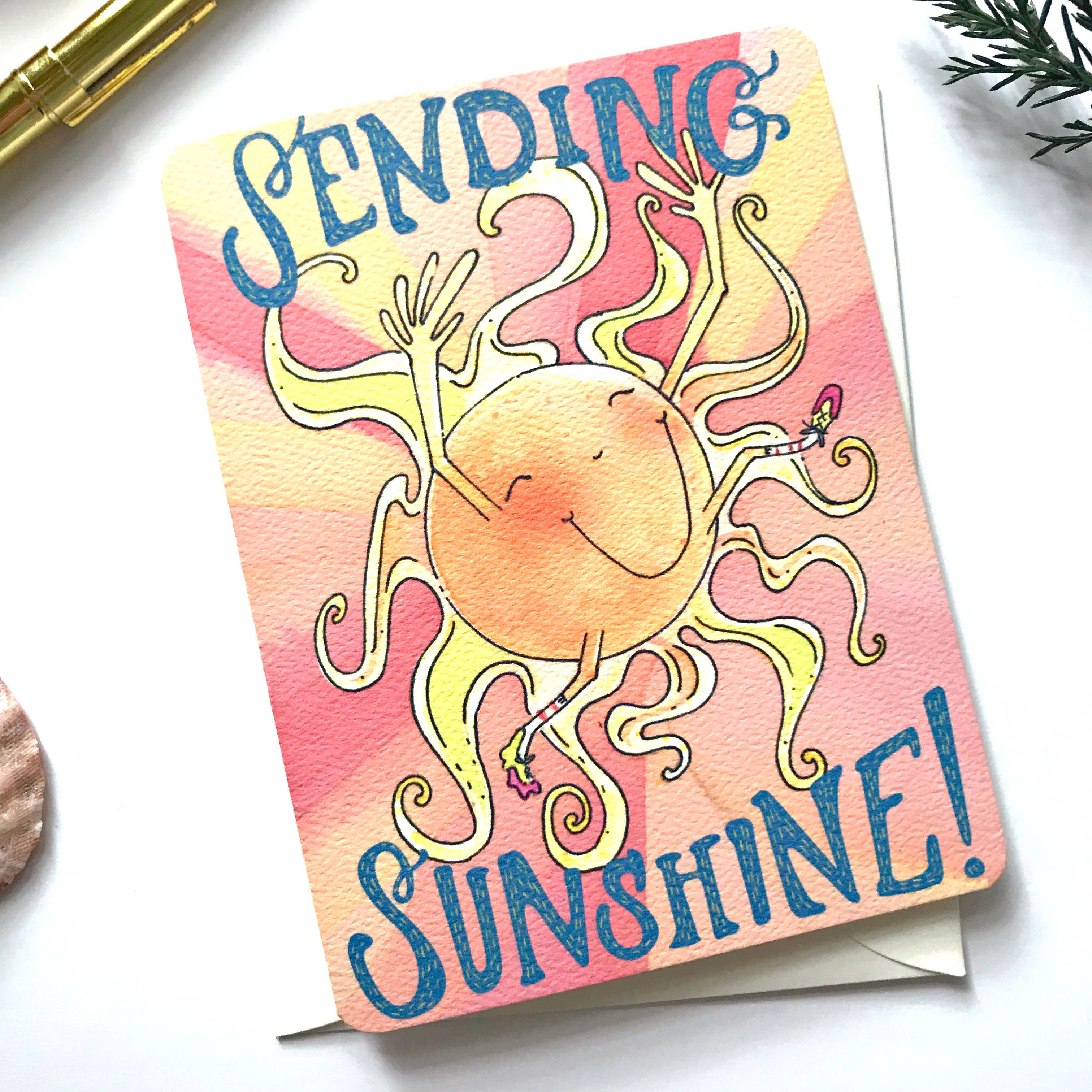 H.macdo Paper Co. - Vendita all'ingrosso Biglietti di auguri di pronta guarigione - Biglietto di auguri Sunshine, biglietto benessere, guarisci presto4