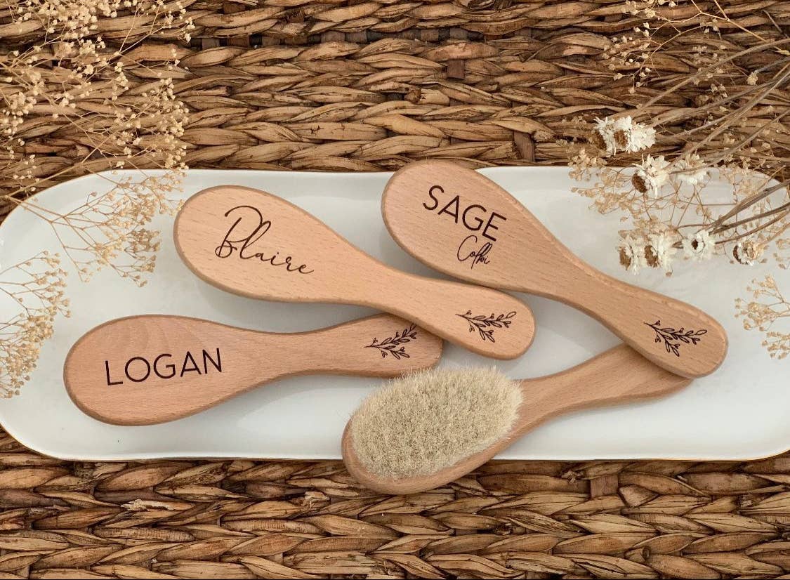 Beloved Baby - Wholesale Hair Brush/Comb - Kids & Baby - Goat hair baby brush