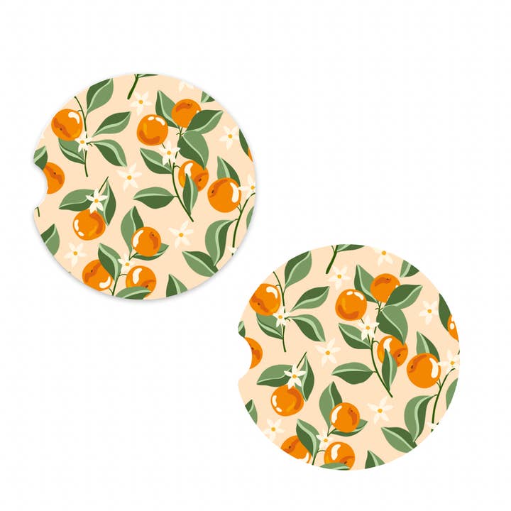 Oranges Car Coaster for wholesale by Eleven